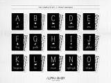 Individual Animal Alphabet Flash Cards (uppercase)