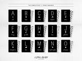 Imperfect – Uppercase Animal Alphabet Flash Cards (original design)